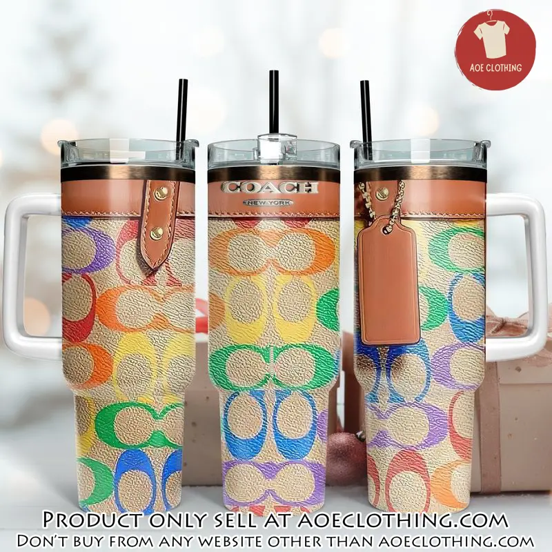 Coach logo 40oz stanley tumbler coach stanley tumbler ktb1074 aoe2418743